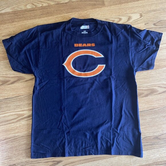 Chicago Bears Forte 22 NFL Team Apparel Logo Blue T-Shirt Short Sleeve Football - Picture 2 of 3